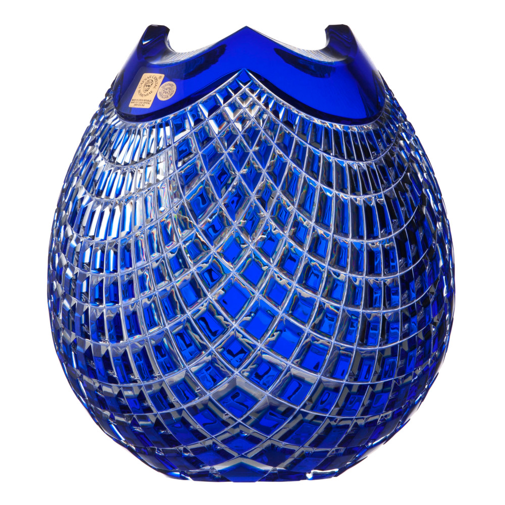 Crystal Vase Blue