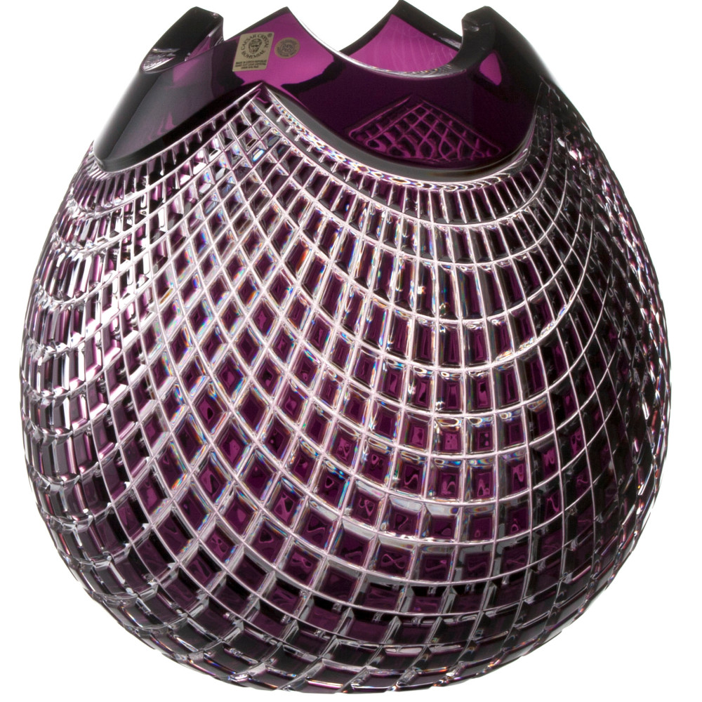 Crystal Vase Purple