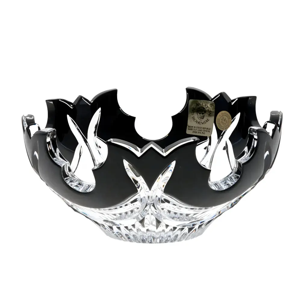 Glass Crystal Bowls Black
