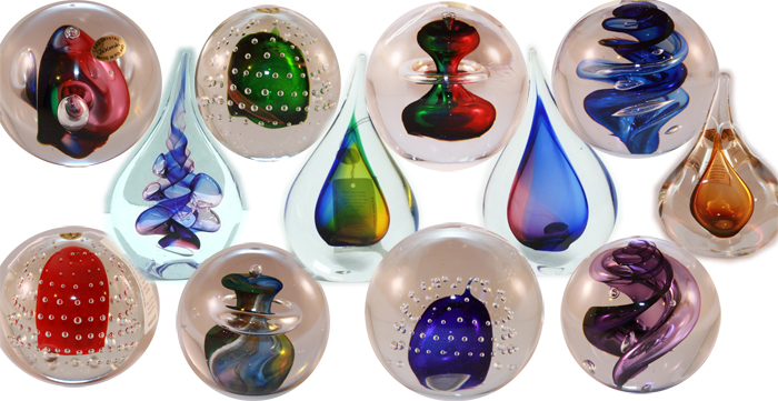 Glass Paperweights