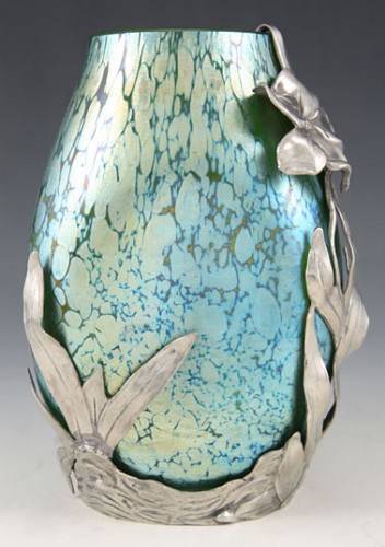 Loetz Art Nouveau Glass Floral Vase