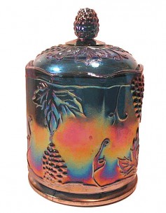 Carnival Glass Jar