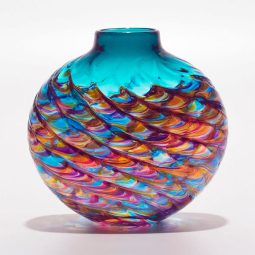 Coloured Glass Vases