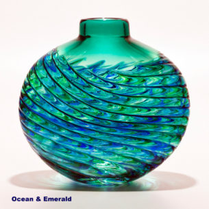 Coloured Glass Vases