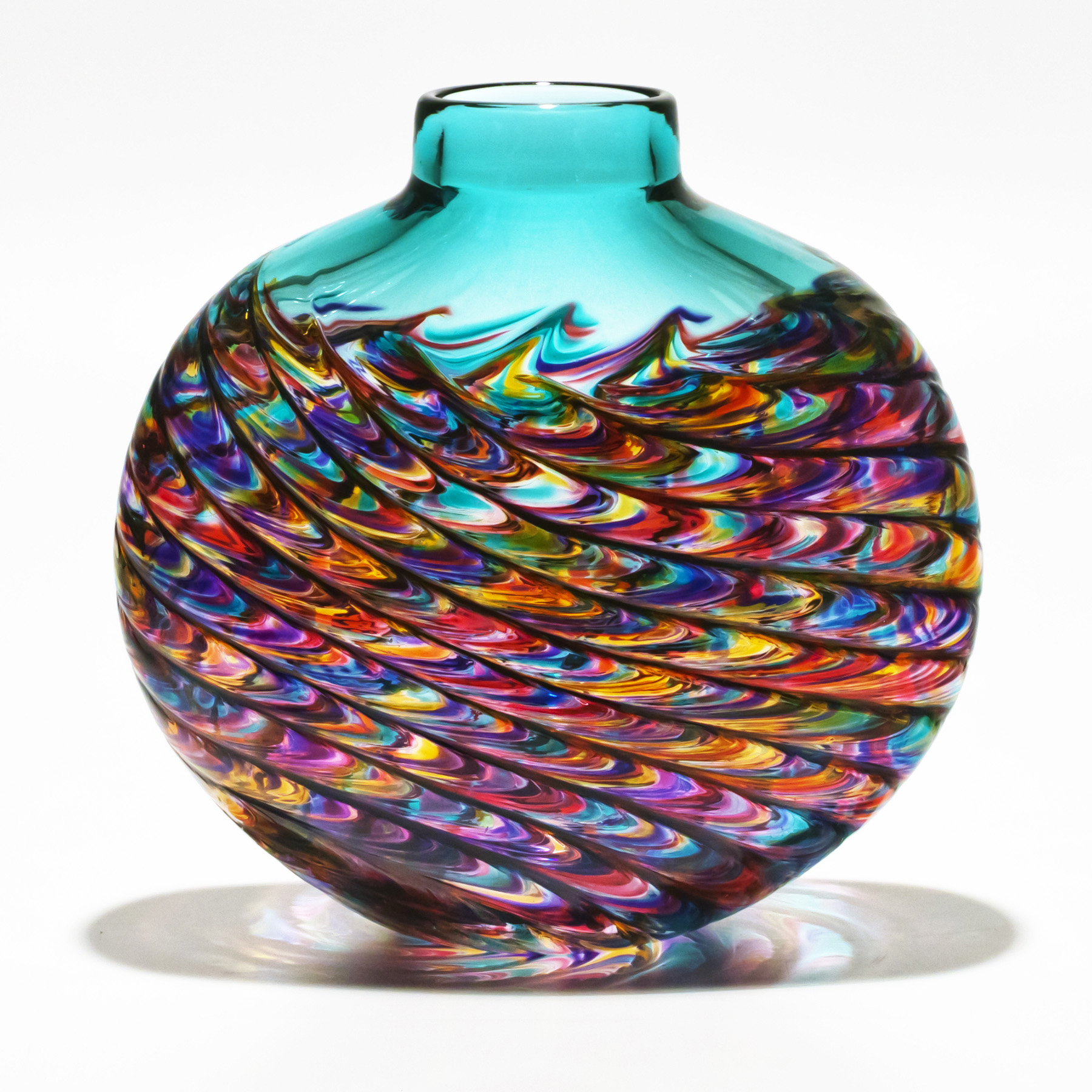 Coloured Glass Vases