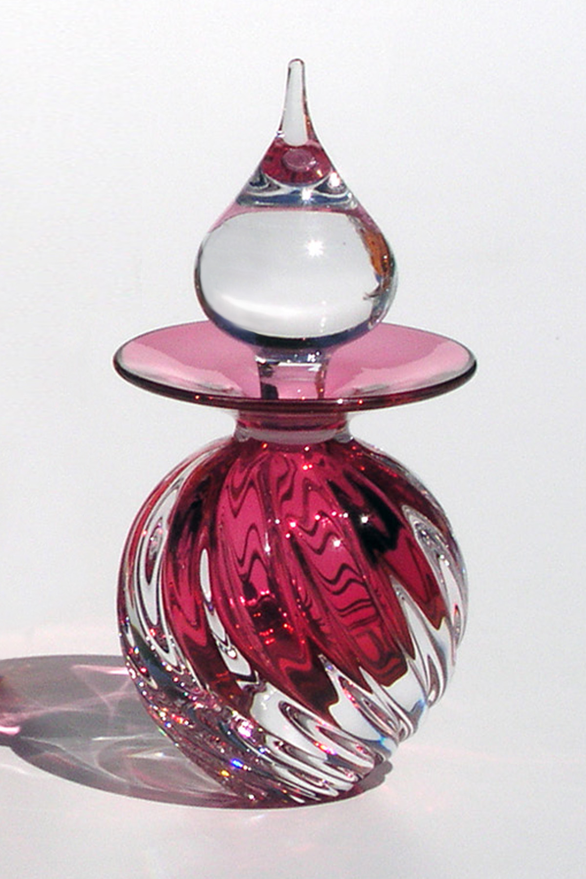 Vintage Perfume Bottles with Glass Stoppers 