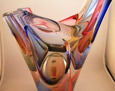 jazz art glass ornament