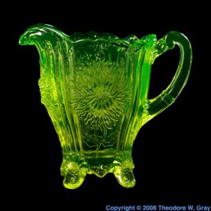 Uranium Glass Jug