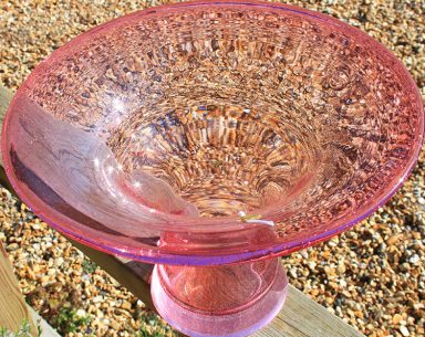 Aura glass bowl