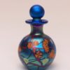 Blue California Poppy Round Glass Perfume Bottles