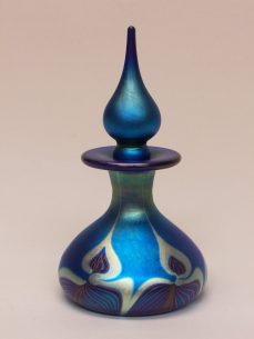 Blue Peacock Genie Glass Perfume Bottles