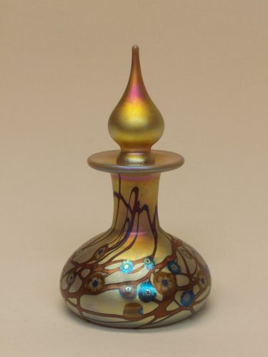 Gold Murrini Genie Glass perfume bottles