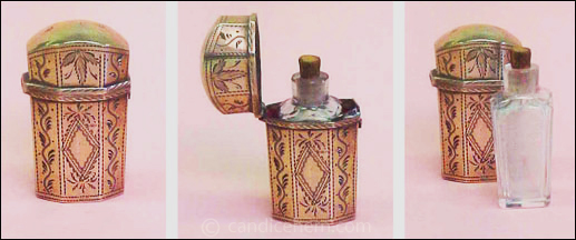 glass perfume bottles UK etui