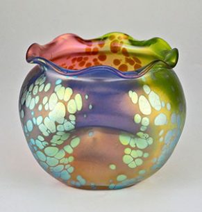 loetz art glass vase