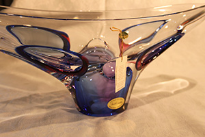 hand blown glass bowls