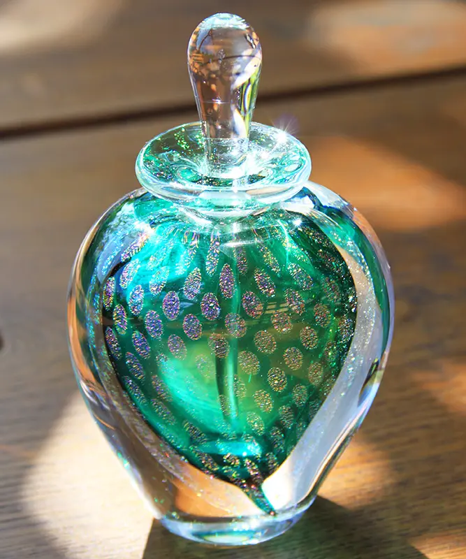 Green Perfume Bottle