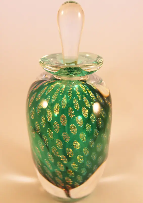 Green Perfume Bottle