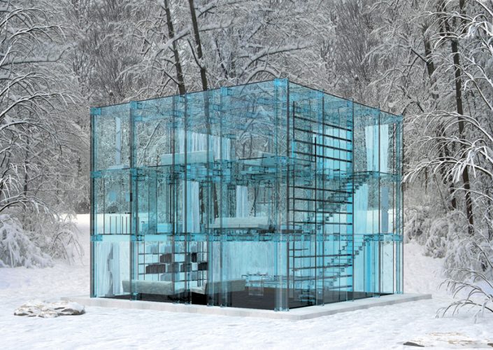 Snow Glass House