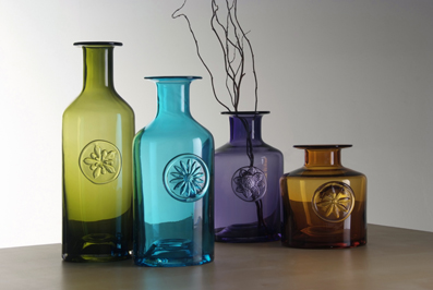 Dartington glass bottles