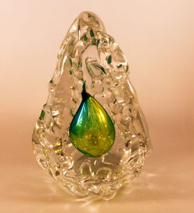 ice maiden glass ornament