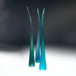 Teal Glass Ornaments