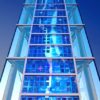 Canadian Art Glass Artist: Sarah Hall Sarah Hall Lux Nova wind tower