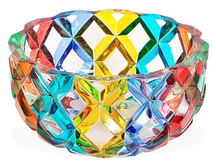 Italian art glass bowl