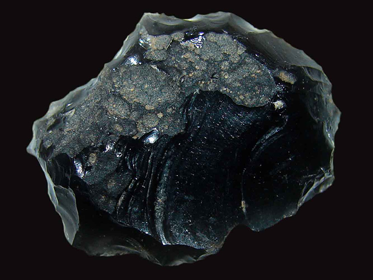 black glass obsidian