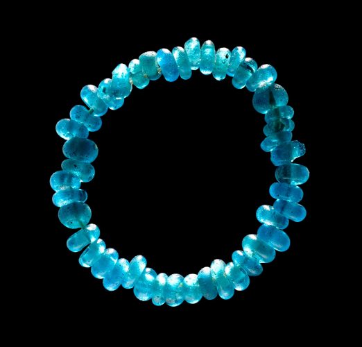 coloured glass beads