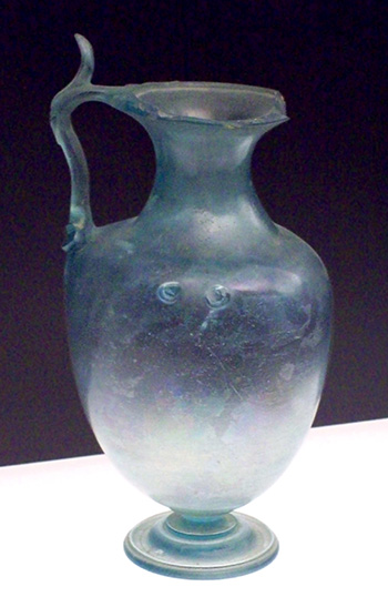 Roman glass art hydria Baelo Claudia