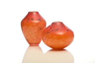 veldfire handcrafted glass pot and vase