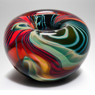 Designer Glass Bowl
