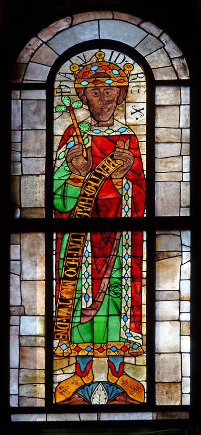 King David in Augsburg Cathedral