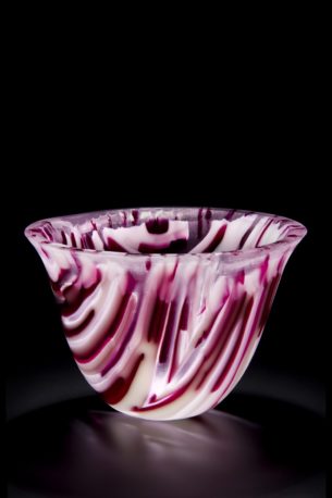 Kiln Formed Glass Vessel 'Cascade III' By Haley Haddow