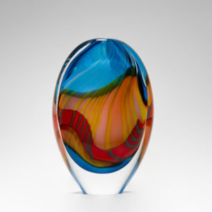Blown Glass Ornament by Peter Layton Glass