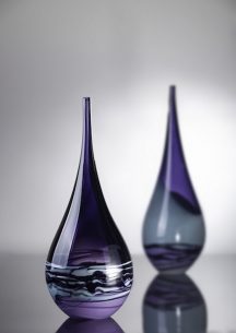 Vessel Glass Ornament By Hayley Gammon Purple