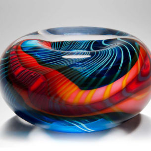 handmade glass bowl