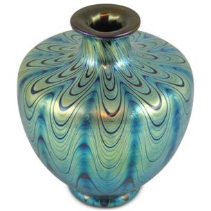 iridescent loetz art glass