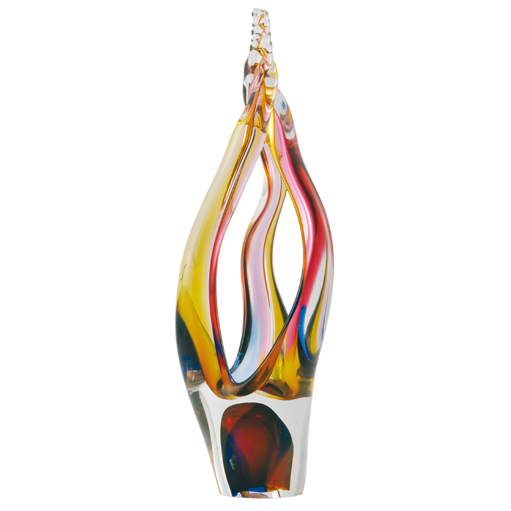 Blown Glass Art Sculptures Twisted By Marian Prycak