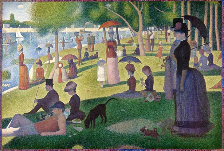 Georges Seurat Art La Grande Jatte 1884