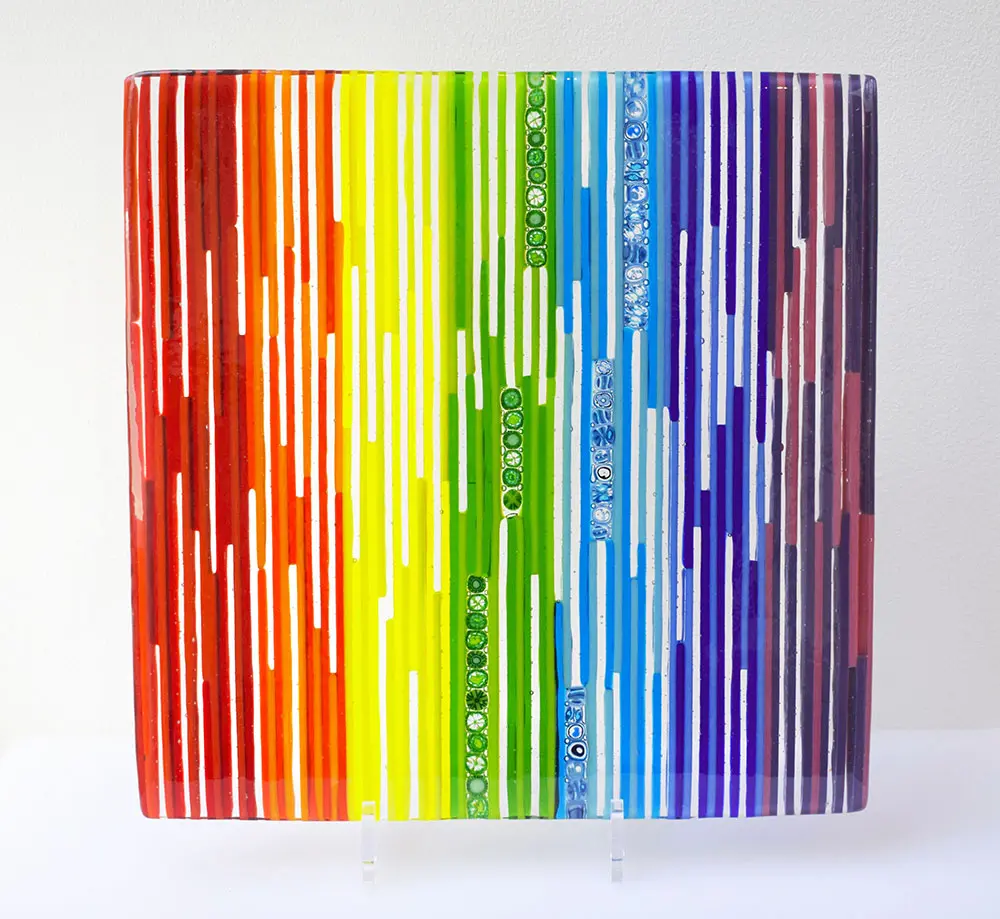 Abstract Glass Art