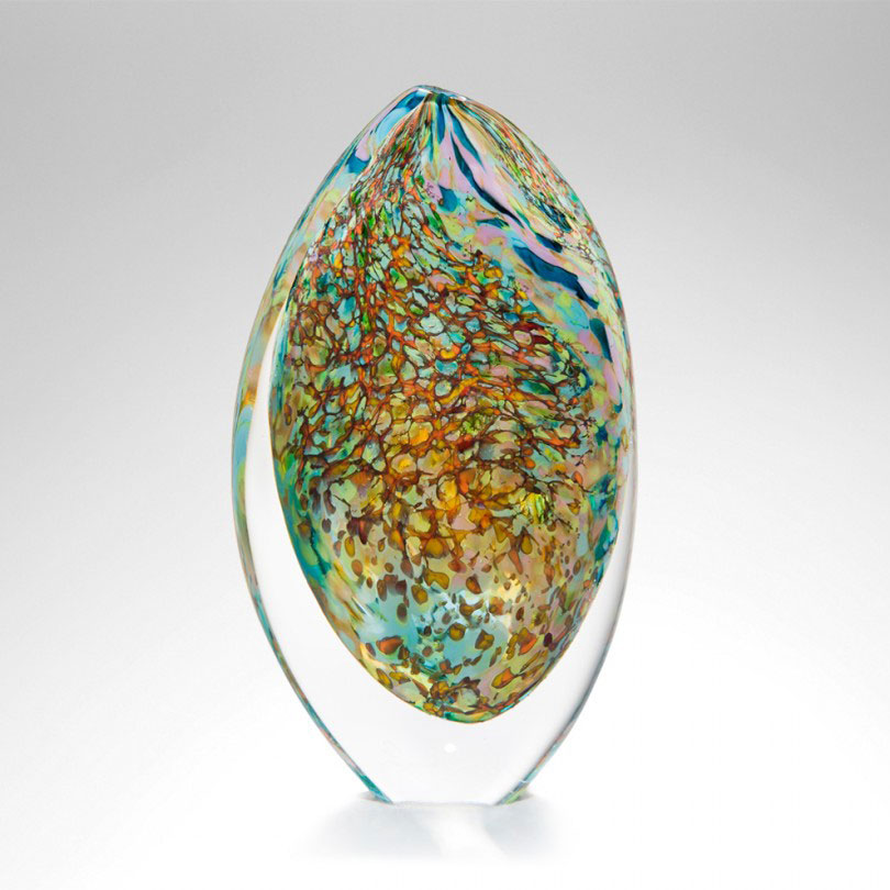 large glass ornament reef large sailform by peter layton large glass ornament reef large sailform by peter layton