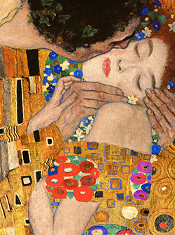 Gustav Klimt Art Kiss