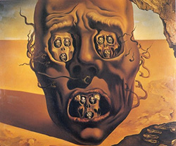 Salvador Dali Art Face of War