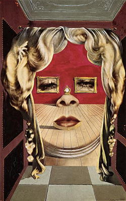 Salvadore Dali Art Mae West