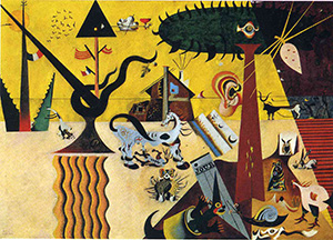 Joan Miró Art the tilled field
