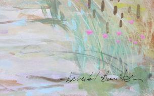 Annabel Burton Impressionist painting signature
