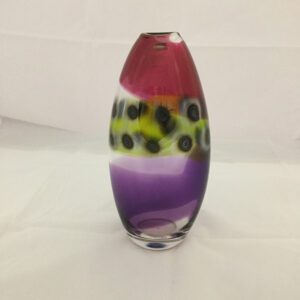 Glass Flower Vase by Jane Charles Glass