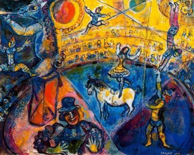 marc chagall the circus horse