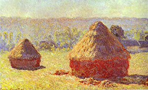 Claude Monet Art Haystacks